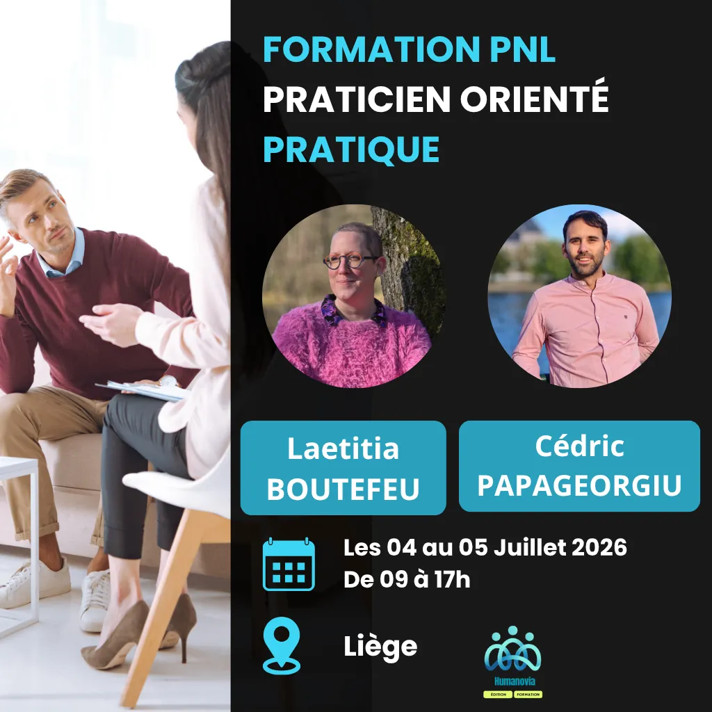 FORMATION PNL – PRATICIEN ORIENTÉ PRATIQUE